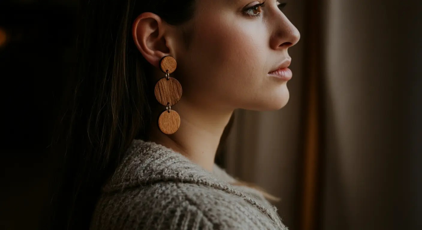 How Wooden Earrings Can Complement Your Minimalist Look