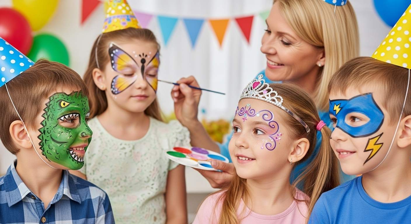 How to Match Face Painting Designs to Party Themes