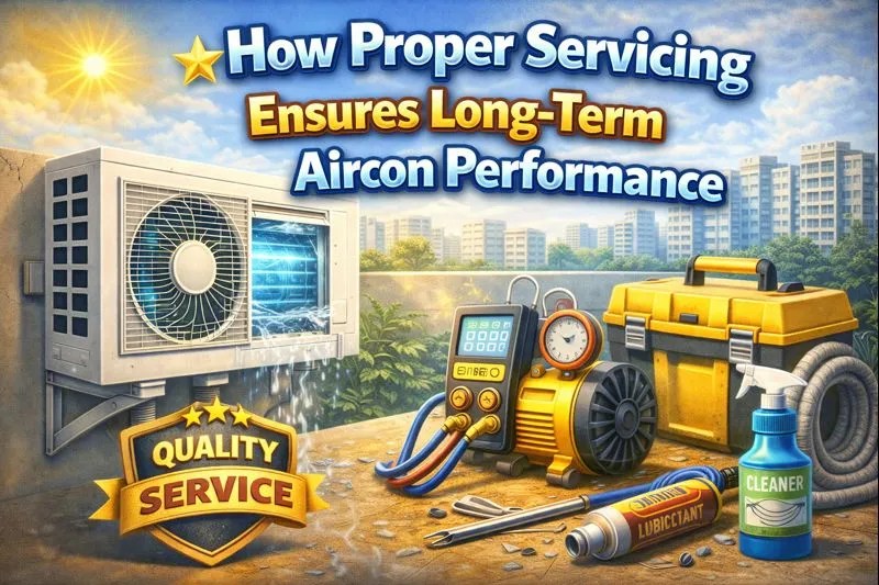 How Proper Servicing Ensures Long-Term Aircon Performance