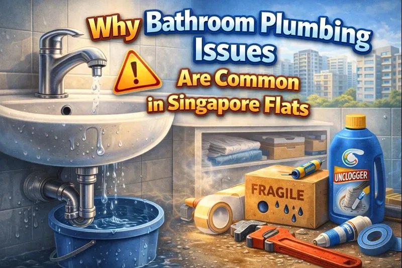Why Bathroom Plumbing Issues Are Common in Singapore Flats